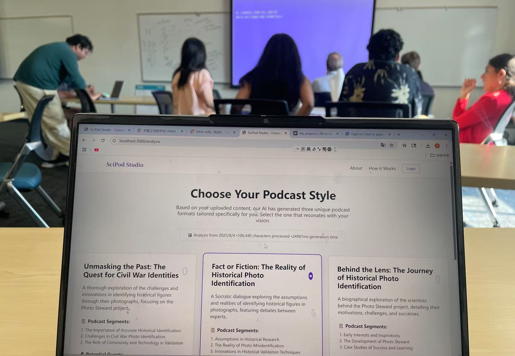 Podcast Generator for Researchers